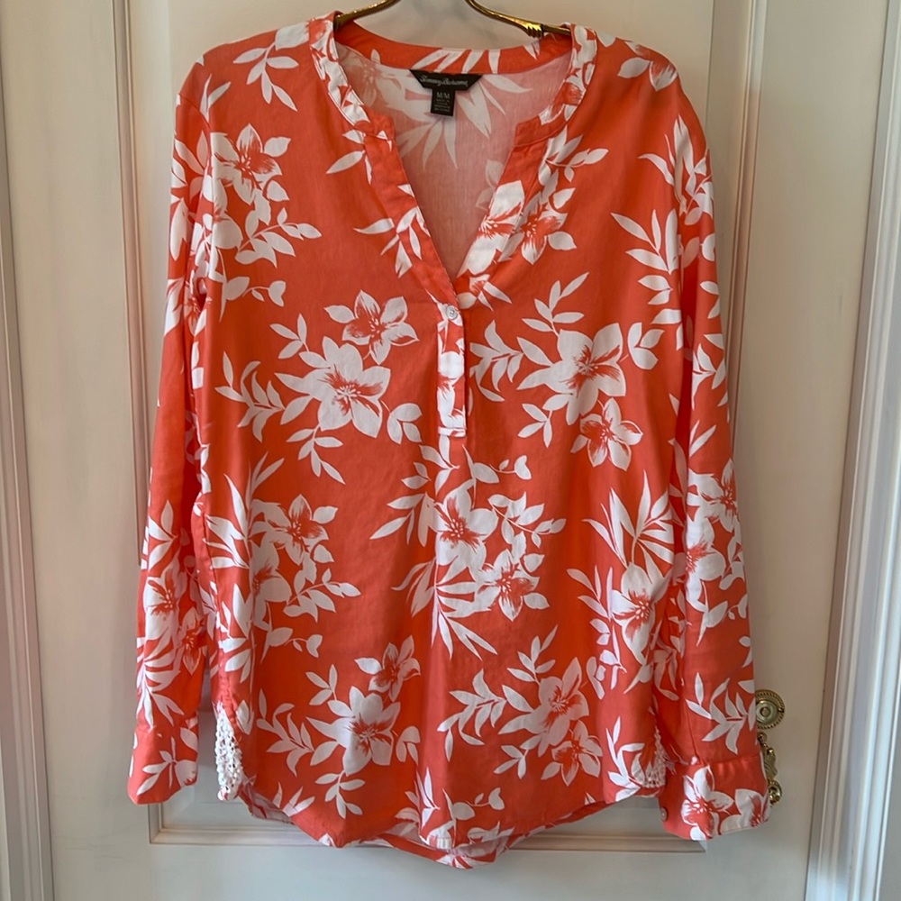 Coral/orange Tommy Bahama tunic